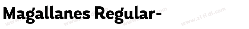 Magallanes Regular字体转换